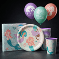 thumbnail image 6 of Mermaid Party Supplies Set Complete kit for 16, 6 of 6