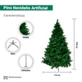thumbnail image 3 of Árbol De Navidad La Merced Verde Artificial 240 Cm Tupido Sintético, 3 of 3