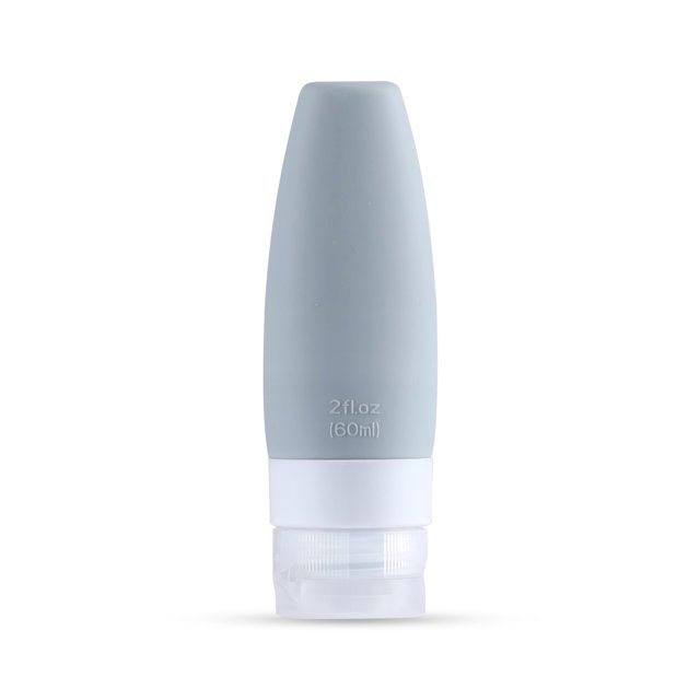 Naiovety Botella dispensadora de viaje, Gel de ducha, tubo exprimidor de de dientes, contenedor dispensador a prueba de fugas reutilizable, regalos Almacenamiento y organización del hogar Azul 60ML Naiovety HA059159-02