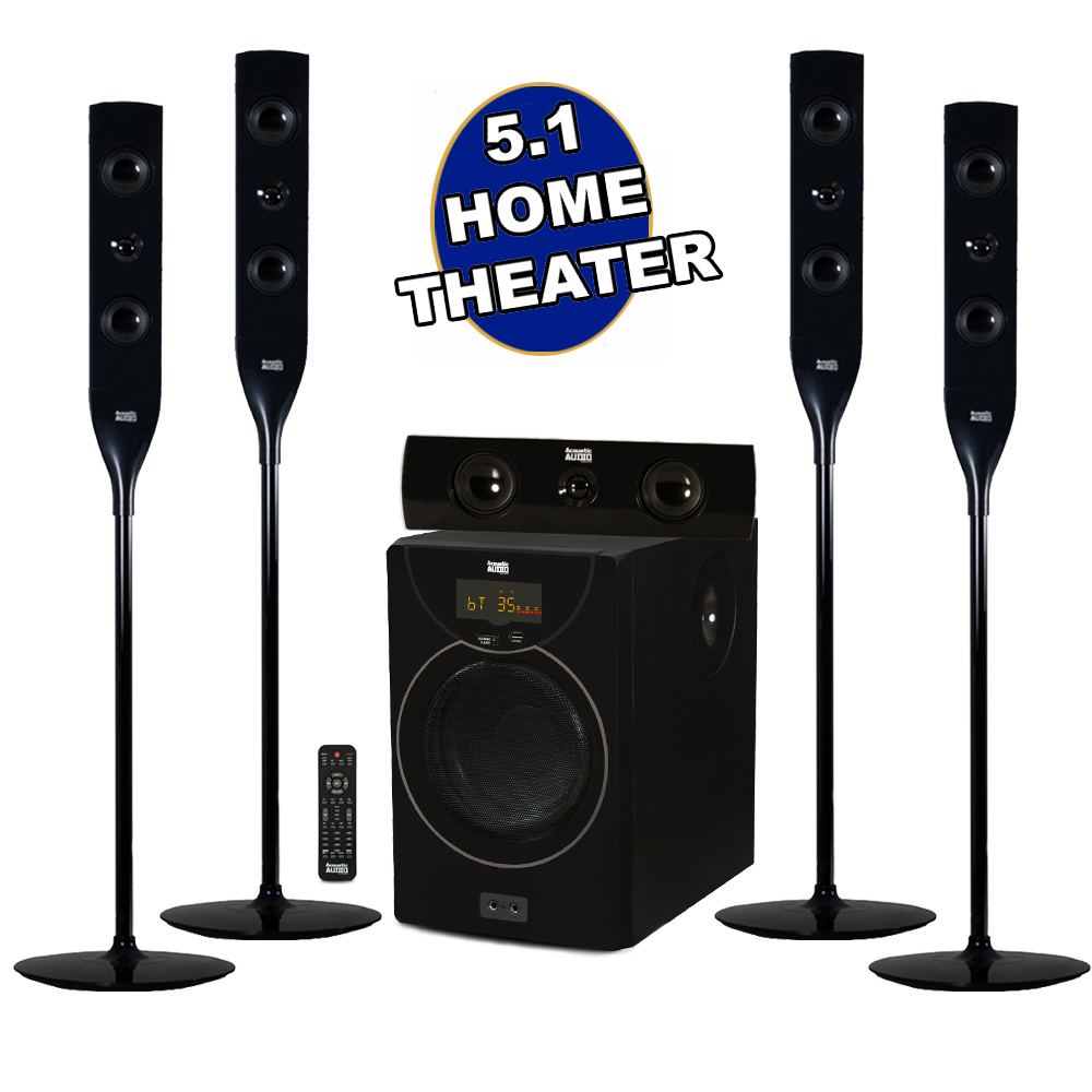Acoustic Audio AAT2004 Tower 5.1 Home 