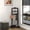 Black#2, variant on Wooden Coat Racks, Accent Portable Garment Rack,Clothes Valet Stand with Storage Organizer,Black Finish, Black Coat Racks,Mdf Coat Racks With Storage, Furniture Primary Living Space Coat Racks