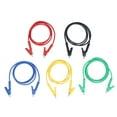 thumbnail image 2 of Testing Cable, Dual Ended  Clip Test  10mm Opening Brass Silicone  For Battery, 2 of 8