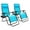 Blue, variant on WDZS Patio Zero Gravity Chair Outdoor Folding Adjustable Reclining Chairs Pool Side Using Lawn Lounge Chair with Pillow Set of 2