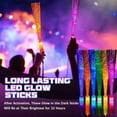 thumbnail image 3 of 12Pcs Glow Fiber Wands Sticks LED Flashing Stick Light up Stick Colorful Fiber Optic Wands For Wedding Glow Party Favors, 3 of 8