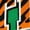 Irish Green, variant on Tigers Graphic T-Shirt for Men Women – Tiger Face Claw Design, Casual Short Sleeve Crewneck Tee
