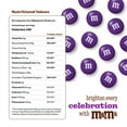 thumbnail image 4 of M&M'S World Purple Milk Chocolate Candy 2lb Bag for Celebrations and Party Favors, 4 of 10