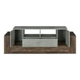 thumbnail image 4 of Furniture of America Abdi Wood Multi-Storage TV Stand in Oak and Concrete Gray, 4 of 5