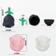 thumbnail image 2 of Para hacer hielo en forma de rosa, la divertida máquina de hockey sobre hielo de goma de silicona es adecuada para el refrigerador de whisky, bourbon y jugo de cóctel., 2 of 5