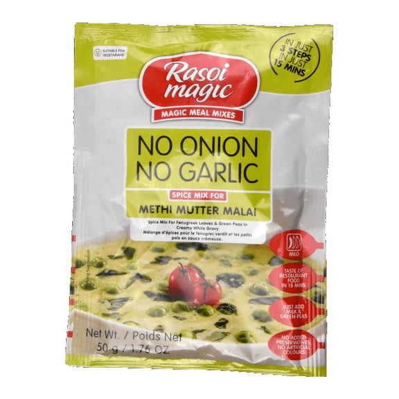 RASOI MAGIC Methi Mutter Malai No Onion No Garlic - 50 Gms