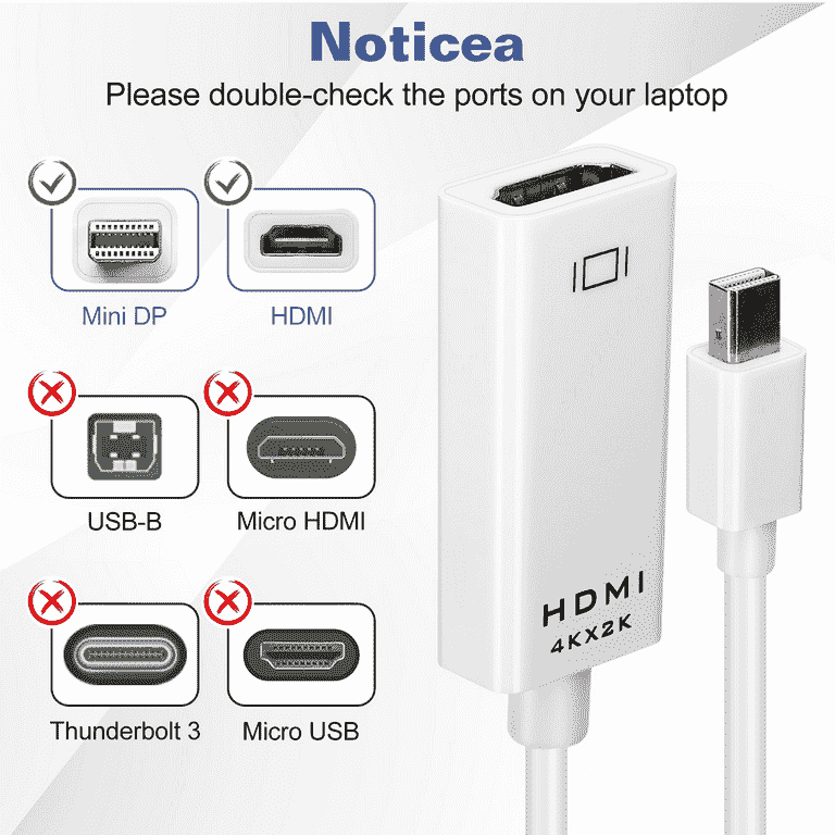 Mini Displayport Macbook Air 2015 Adapter Hdmi Mini Displayport