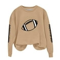 thumbnail image 4 of Game Day Sweatshirt for Women Baseball Graphic Crewneck Pullover Cozy Long Sleeve Top for Casual Gameday Outfits Baseball Season, 4 of 4