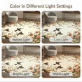 thumbnail image 7 of ODIKA 3'x5' Ultra-Soft Throw Mat, Dining Wildflowers Funky Vintage Toile Woodland Rectangular Under None Washable, Bare feet friendly, Easy Care Indoor rug for Bedside, Vanity, 7 of 7