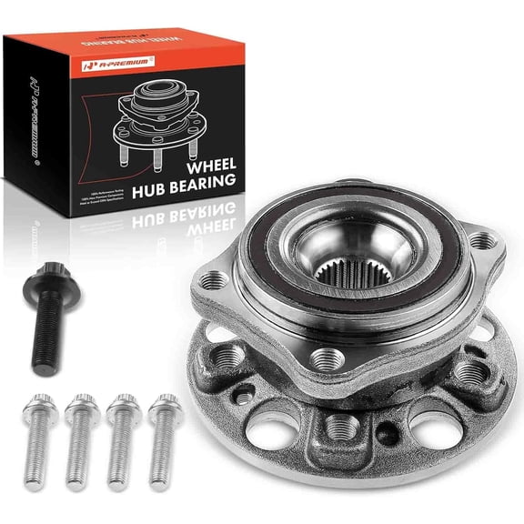 A-Premium Wheel Hub and Bearing Assembly Compatible with Mercedes-Benz S550 S560 W222 Maybach S550 Front Side