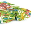 thumbnail image 5 of Jordan Manufacturing 44" x 18" Sun River Garden Multicolor Floral Rectangular Tufted Contoured Outdoor Wicker Settee Bench Cushion, 5 of 13