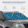 thumbnail image 7 of Picia Cute Turtle 2 Piece Car Windshield Sun Shade Foldable | Foldable Sun Shield for Front Window Blocks UV Rays and Keeps Your Vehicle Cool-Large, 7 of 7