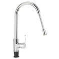 thumbnail image 1 of Grifo de cocina de cobre G1/2in giratorio de 360° con rociador universal - Grifo de agua para fregadero ajustable, 1 of 8