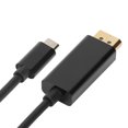 thumbnail image 4 of Cable tipo C a DisplayPort 4K HD chapado en oro que evita interferencias, cable tipo C a DP de 10 Gbps para TV, proyector, PC, 5,9 pies, 4 of 12