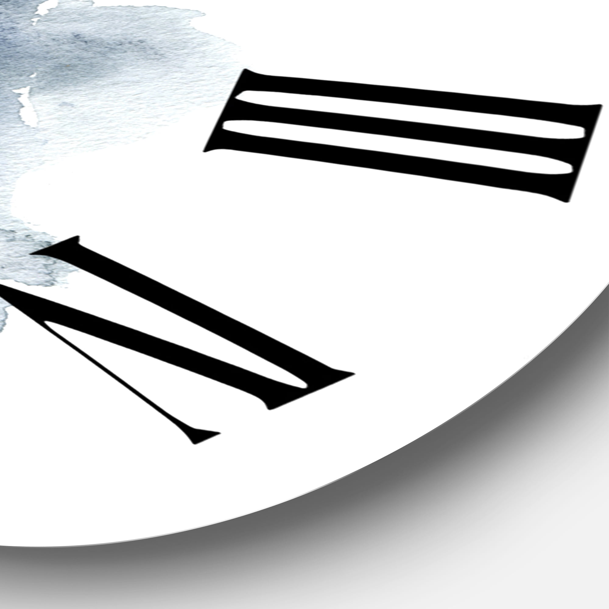 Designart 1 in Modern,Contemporary Wall Clock