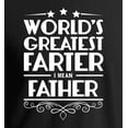 thumbnail image 2 of Farter Father Tee Greatest Dad Fun Gifts Birthday Present for Pops Black (2XL), 2 of 3