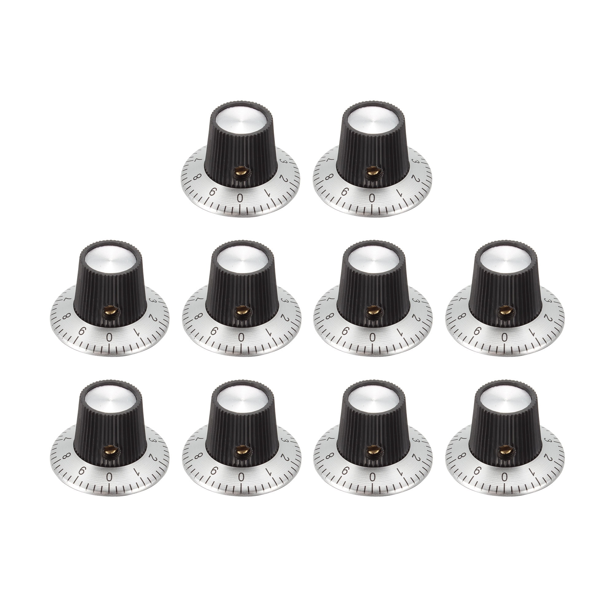 10 Pcs Speaker Control Knob Power Amplifier Knob 29x18mm Digital Knob