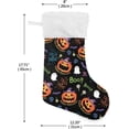 thumbnail image 2 of Coolnut Christmas Stocking Personalized Halloween Large Candy Stocking Hanging Gift Xmas Stockings Decoration 1 PC for Family Holiday Party Ornaments Decor Fireplace, 2 of 7