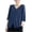 Navy, variant on Lenpel Womens 3/4 Sleeve Cardigans Lightweight V Neck Button down Shirts Casual Loose Fit Cover up Tops Fall Clothes