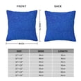 thumbnail image 6 of Wukai Blue Glitter Premium Polyester Fleece Pillow Covers with Hidden Zipper Closure,Luxuriously Soft and Durable-18"x18", 6 of 7