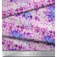 thumbnail image 2 of Soimoi Viscose Chiffon Fabric Leaves & Texture Print Fabric by Yard 42 Inch Wide, 2 of 2