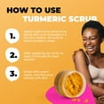 GLO Melanin Turmeric Scrub YPF5 for Dark Spots, Brightening Inner