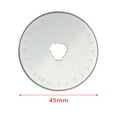 thumbnail image 3 of 45MM Rotary Cutter Blade Sewing Quilting Fabric Cutting Craft Patchwork Tool 5 Blades, 3 of 6