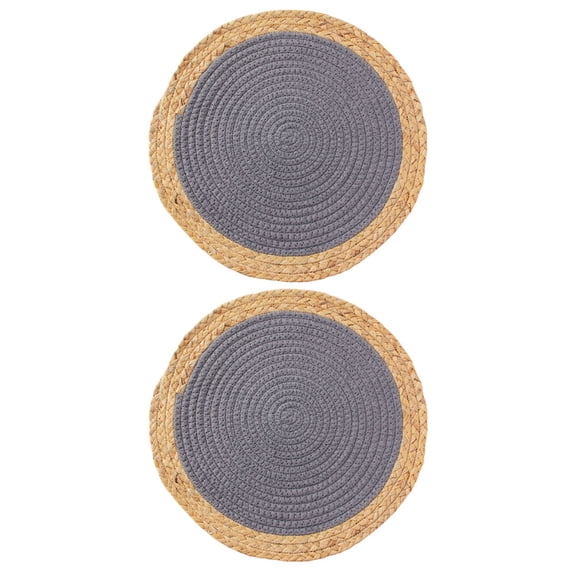 SWETRACE 2Pcs Kitchen Table Mats for Family Members Heat Resistant and