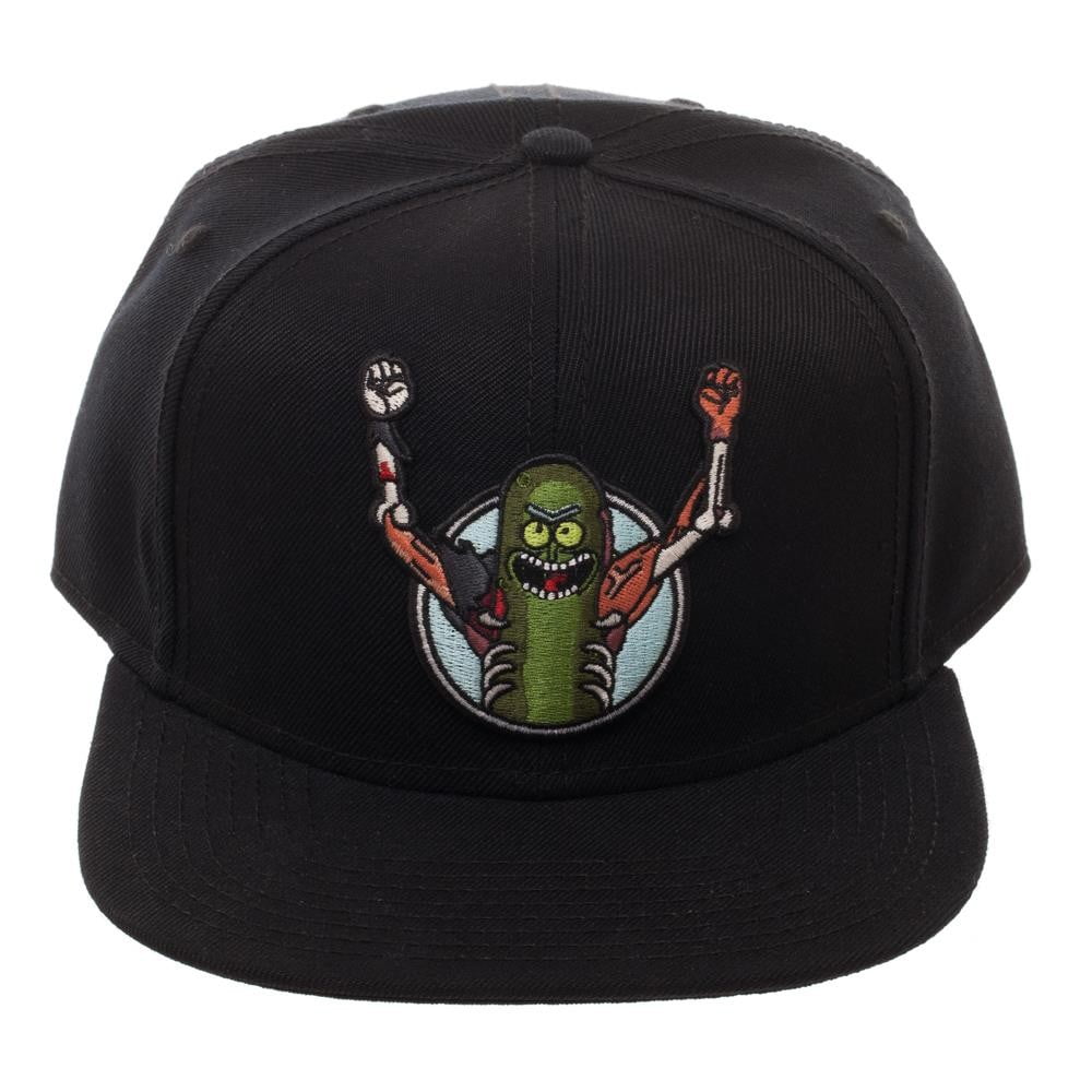 Baseball Cap Rick & Morty Pickle Rick Black Snapback New Licensed