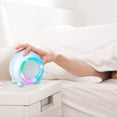 thumbnail image 2 of Reloj despertador inteligente, luz LED colorida, reloj digital, temporizador de siesta, azul y rosa, 2 of 2