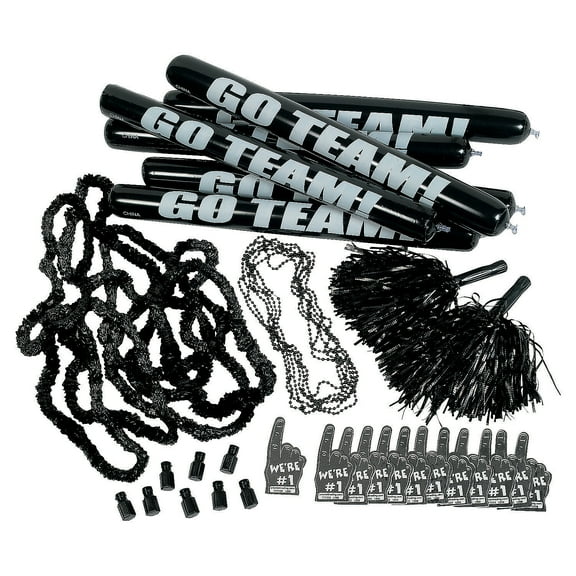 Black School Spirit Assortment - 50 Pieces