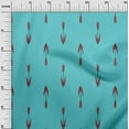 thumbnail image 2 of oneOone Cotton Poplin Fabric Arrow Ikat Print Sewing Fabric BTY 42 Inch Wide, 2 of 4