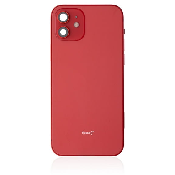 Replacement Back Housing Cover With Parts For Apple iPhone 12 - Red