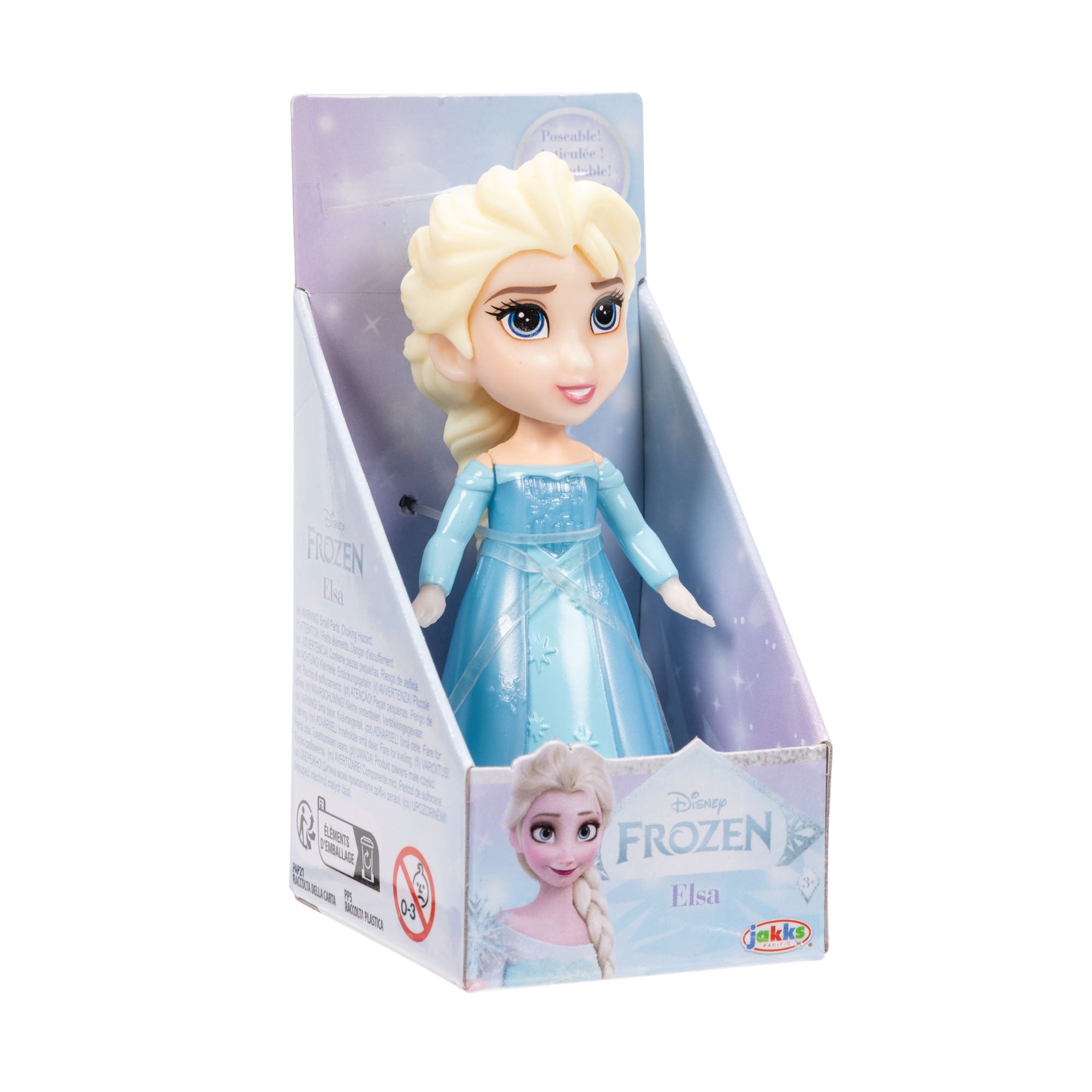Disney Frozen Elsa Doll - 3 Inch Poseable Collectible Figure