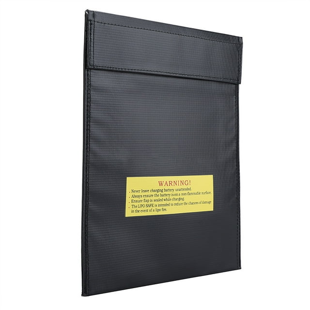 Sac Ignifuge, Léger Portable Ignifuge Sac de Rangement pour Batterie Lithium Outil Pratique Professionnel Réutilisable Li Po Sécurité Deux Tailles Sac de Charge