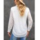 thumbnail image 5 of Blusa holgada de moda transpirable con botones y cuello vuelto de manga larga para mujer, 5 of 7