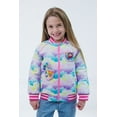 thumbnail image 2 of Gabby's Dollhouse Pandy Paws Gabby Cakey Cat Varsity Zip Up Bomber Jacket Toddler to Big Kid, 2 of 5