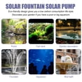thumbnail image 3 of LRXIYODE 1Set Solar Pump for Garden Decoration Design 11.8X7.9X2.0In, 3 of 7