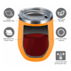 thumbnail image 3 of Vaso Termico Acero Inoxidable Labg 12oz Color Naranja, 3 of 5