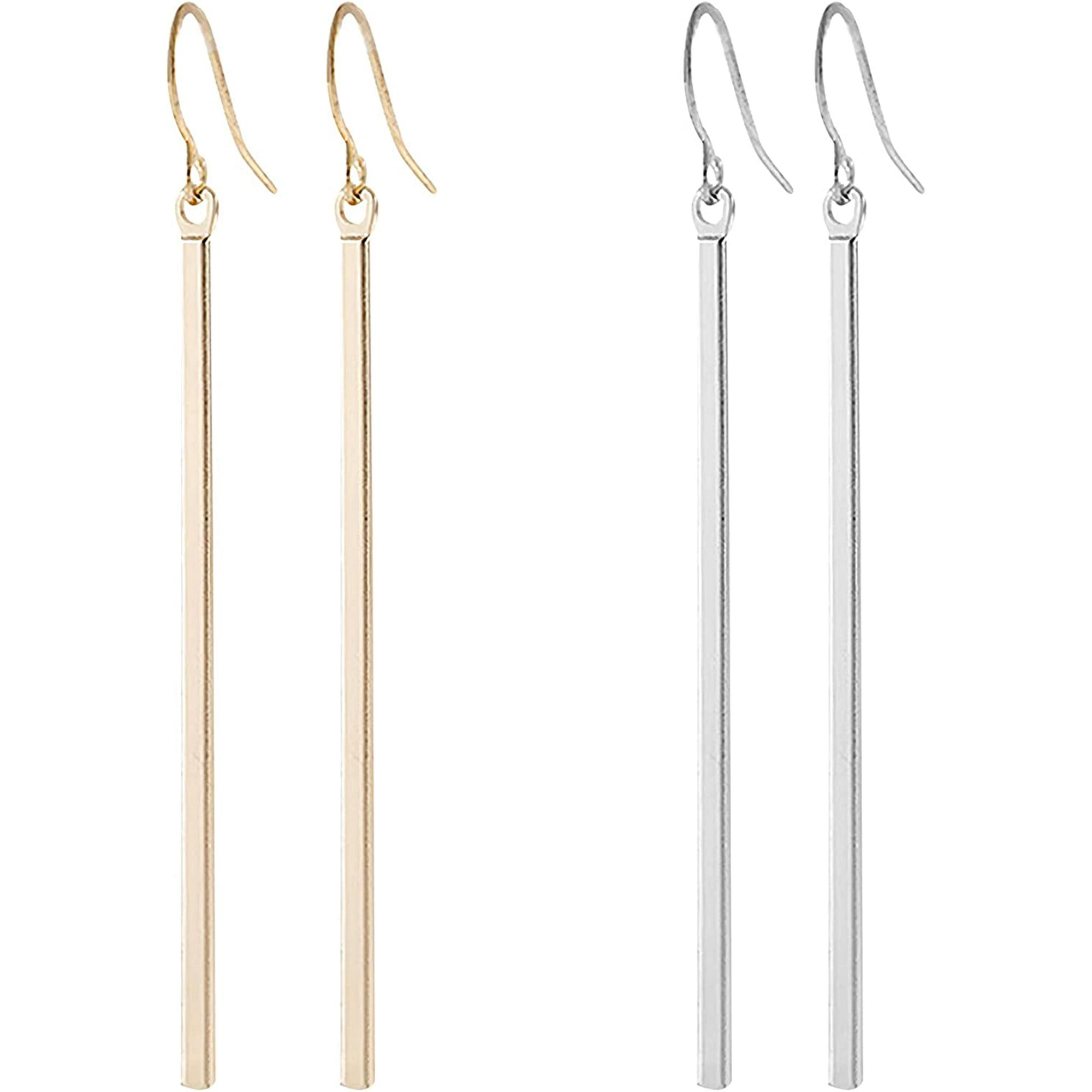 Dainty bar earrings store
