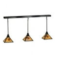 thumbnail image 5 of Meyda Tiffany 143181 Winter Pine 3 Light 5" Wide Multi Light Pendant - Brown, 5 of 5