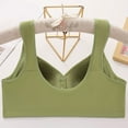 thumbnail image 4 of Xijirk Bras for Women Soft Printed Vest Style Bra Comfortable Support Large Size Wireless Everyday Wear,46, 4 of 9
