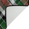 thumbnail image 4 of Coolnut 80 x 58 inches Lightweight Soft Area Rug Mat Indoor Floor Rugs Home Decoration for Kids Room Living Room Green Red Plaid, 4 of 6