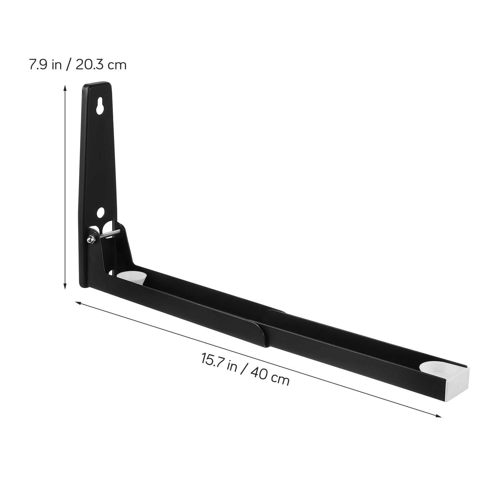 Masteelf 1 Pair Wall Mount Microwave Stand Universal Extendable Heavy Duty Microwave Oven Rack Kitchen Countertop Space Saver