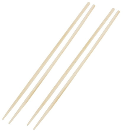 - Unique Bargains Home Kitchen Tapered Round Tip Wooden Chopsticks 45cm Long 2 Pairs