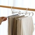thumbnail image 2 of Perchas para pantalones que ahorran espacio, perchas organizadoras para ropa, perchas mágicas para pantalones, organizador de pantalones, 1 paquete JAMW Sencillez, 2 of 4