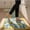Yellow, variant on White 2 Pcs Lemon Kitchen Mats Lemon Kitchen Rugs for Floor Washable Soft Non Slip Carpet for Bathroom Sink Laundry Decor, 17" x 30" + 17" x 47"